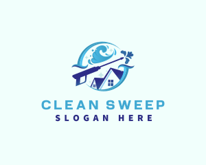 Cleaning Pressure Wash logo design