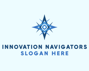 Navigation Travel Compass  logo design