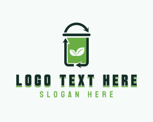 Recyclable Garbage Bin logo