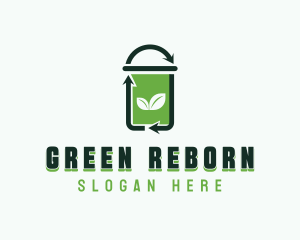 Recyclable Garbage Bin logo