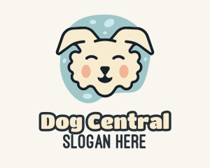 Dog Wash Bubbles logo design