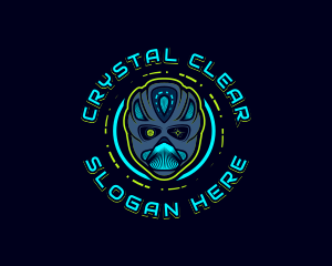 Cyborg Robot Alien logo design