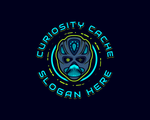 Cyborg Robot Alien logo design