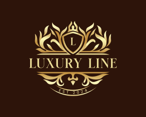 Luxury Crown Crest  logo design