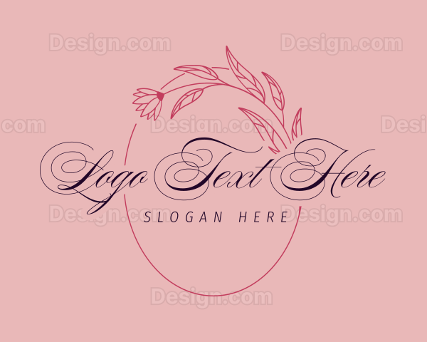 Classy Floral Beauty Logo