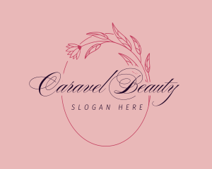 Classy Floral Beauty  logo design