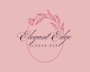 Classy Floral Beauty  logo design