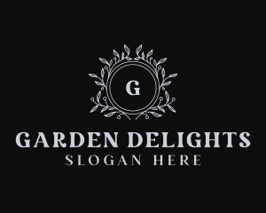 Floral Garden Wedding logo design