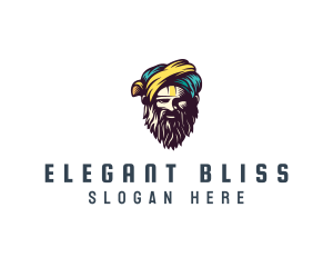 Bearded Sultan Man logo