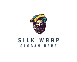 Bearded Sultan Man logo design