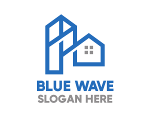 Blue Tower House logo design