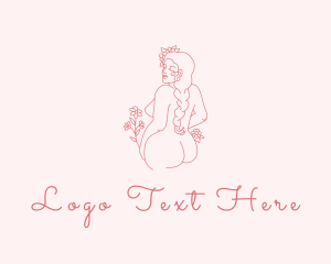 Flower Naked Female logo