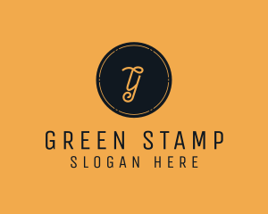 Traditional Circle Stamp logo design