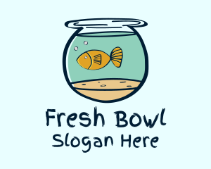 Pet Fish Bowl  logo design