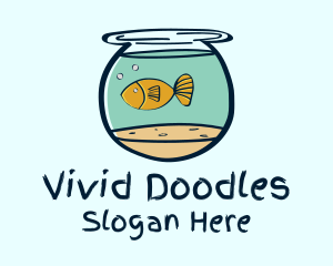 Pet Fish Bowl  logo design