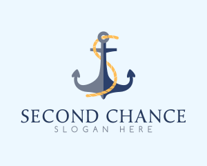 Anchor Rope Letter S  logo design