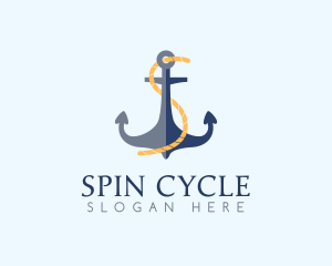 Anchor Rope Letter S  logo design