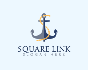 Anchor Rope Letter S  logo design