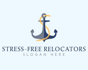 Anchor Rope Letter S  logo design