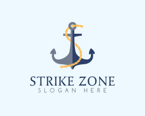 Anchor Rope Letter S  logo design