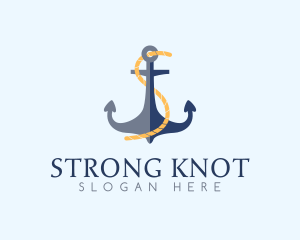 Anchor Rope Letter S  logo design