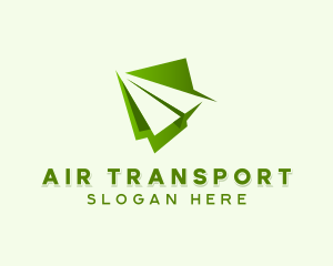 Travel Transport Paper Plane logo design