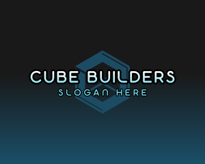 Digital Tech Cube logo design