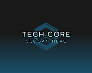 Digital Tech Cube logo design