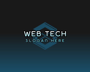 Digital Tech Cube logo design