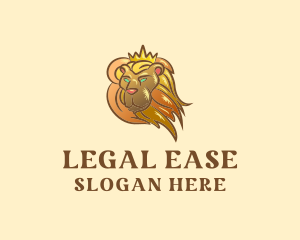 Gold Lion King logo