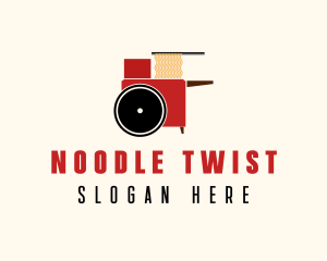 Noodle Food Cart logo design