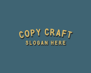 Rustic Brush Craft logo design