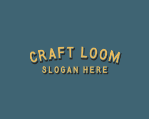 Rustic Brush Craft logo design