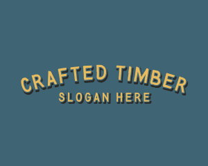 Rustic Brush Craft logo design