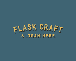 Rustic Brush Craft logo design