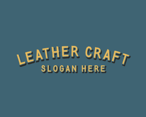 Rustic Brush Craft logo design