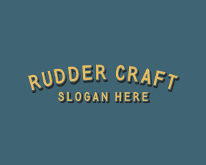 Rustic Brush Craft logo design