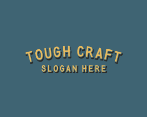 Rustic Brush Craft logo design