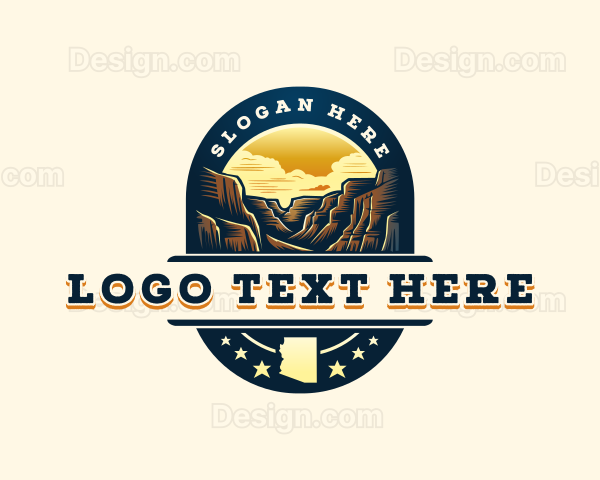 Grand Canyon Landscape Logo