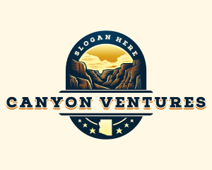 Grand Canyon Landscape logo design