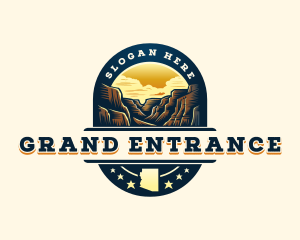 Grand Canyon Landscape logo design