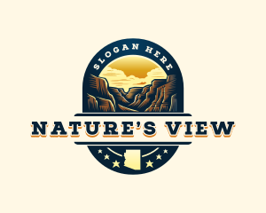 Grand Canyon Landscape logo design