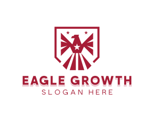 American Military Eagle logo design