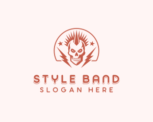 Grunge Rock Band logo design