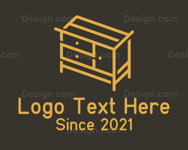 Drawer Dresser Furniture Logo