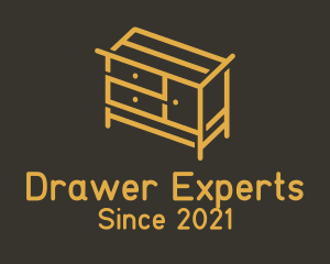 Drawer Dresser Furniture logo design