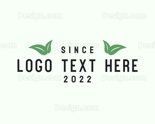 Eco Leaf Business Logo