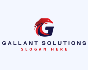 Eagle Bird Falcon Letter G logo design