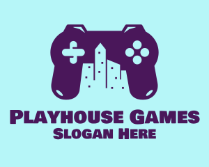 Building Game Controller logo design