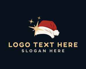 Santa Claus Hat Costume Logo